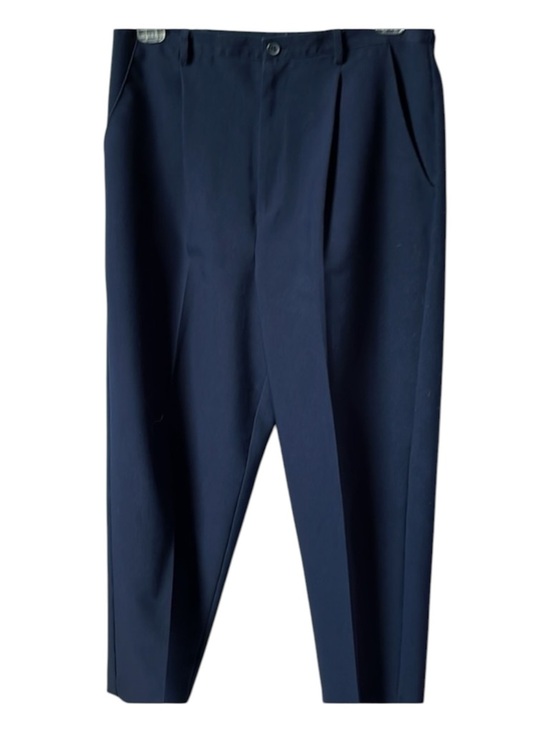 Donkkeny Pants - Donkenny Navy Dress Pants Petite 8P Straight Leg Work Career Slacks Classic